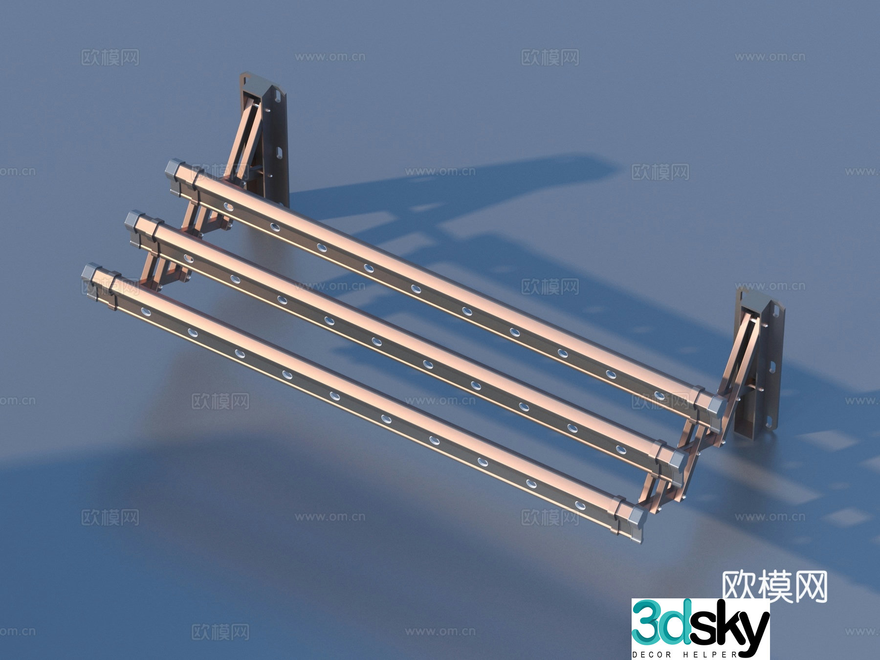 Clothes rack Invisible Clothes rack Electric Clothes rack 3D Model
