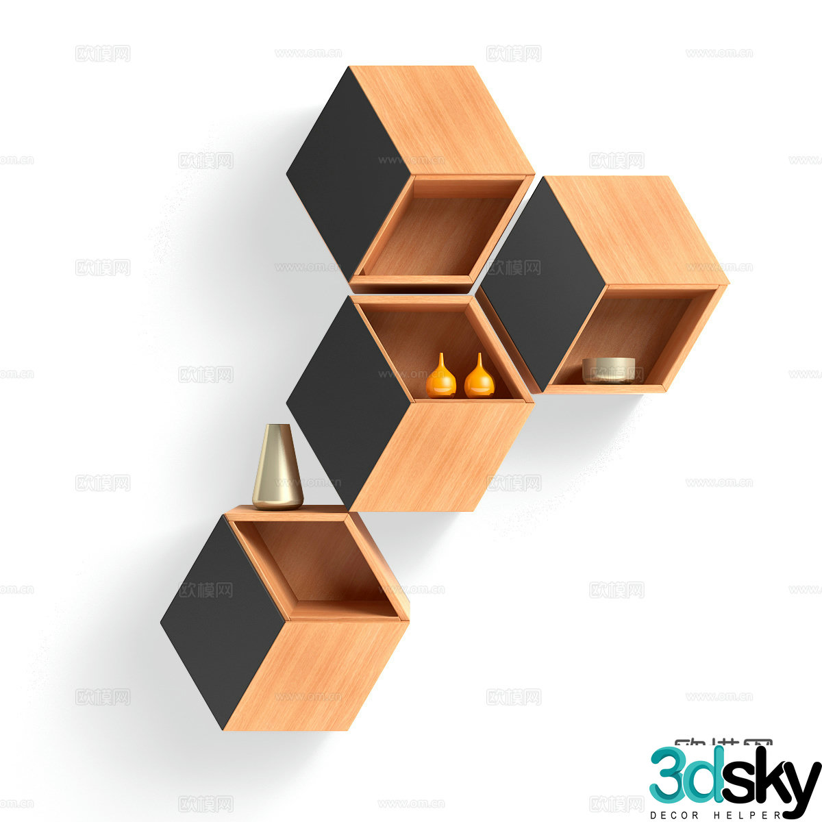 Decorative cabinet cabinet 3d model