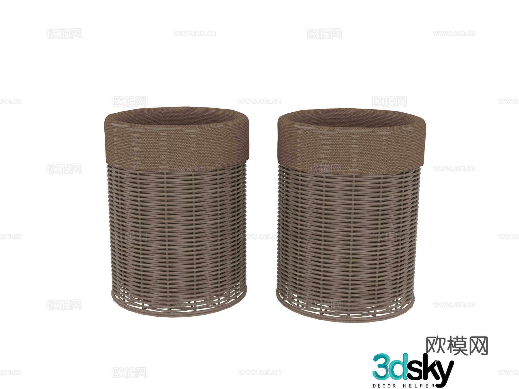 Daily necessities Basket 3d model