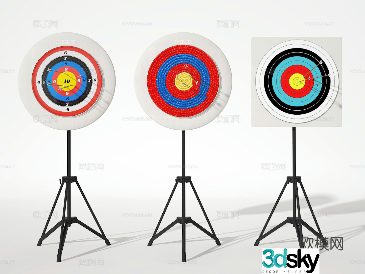 target stand 3d model