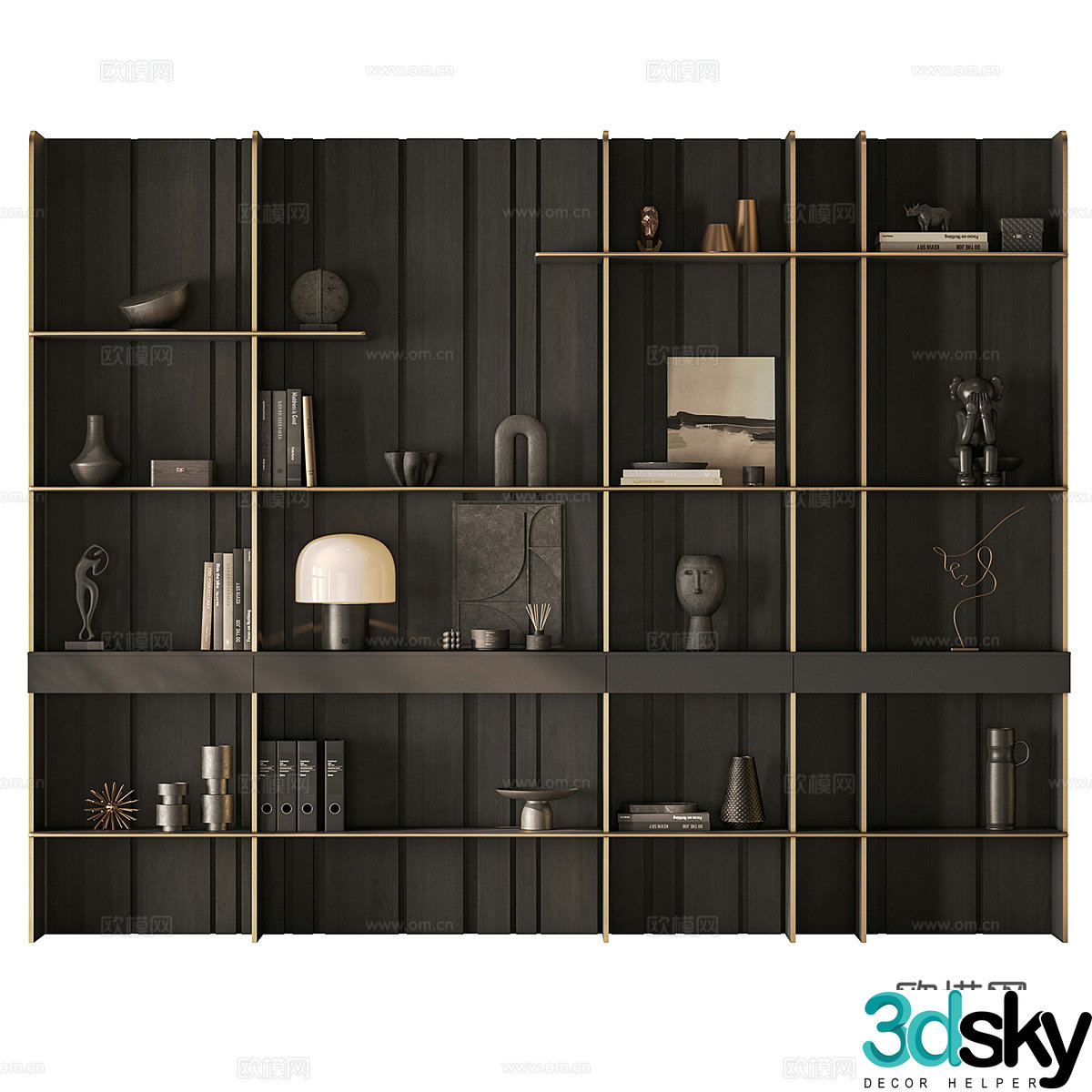 Bookcase 3d model