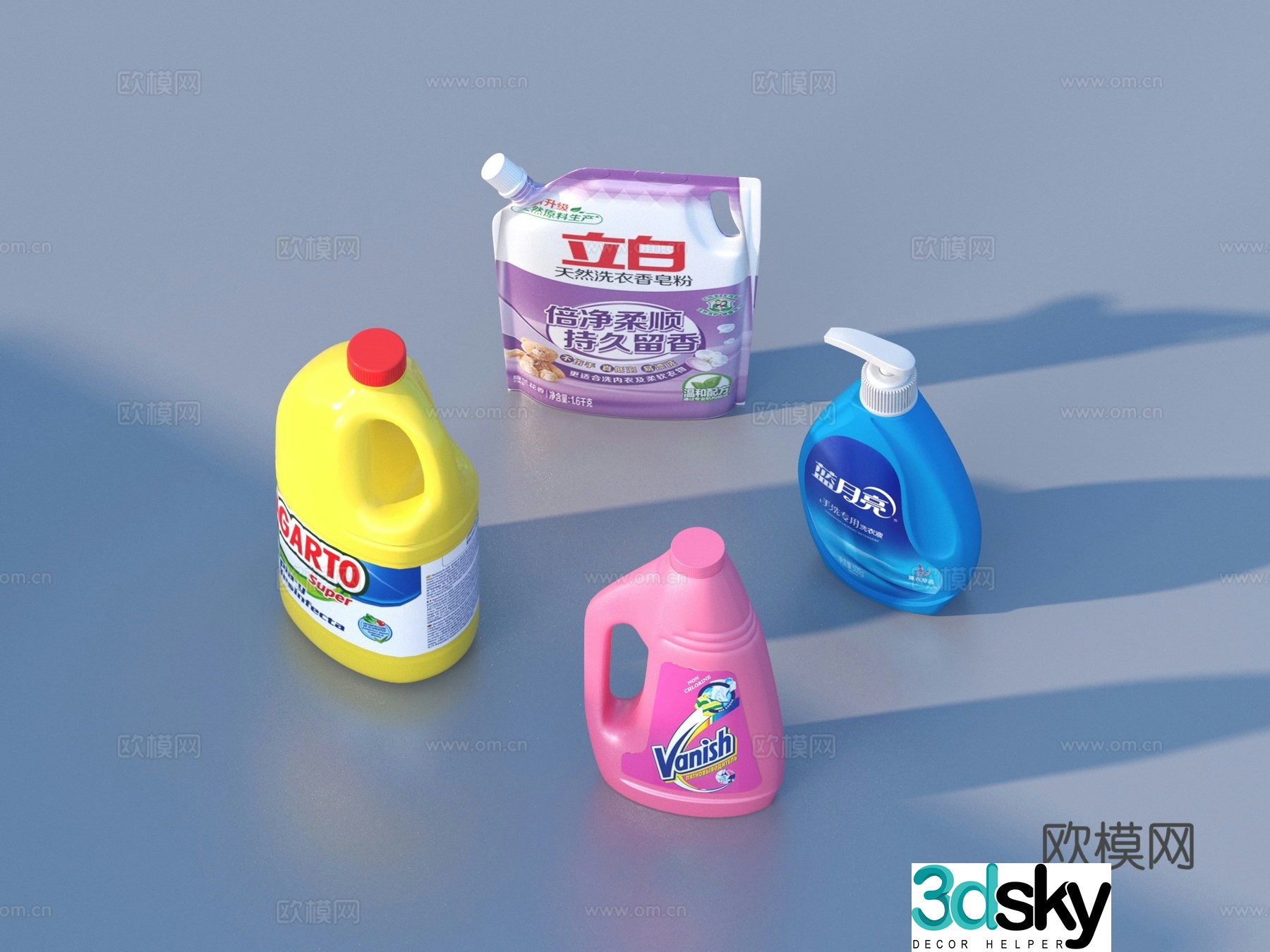 Laundry detergent detergent 3D model
