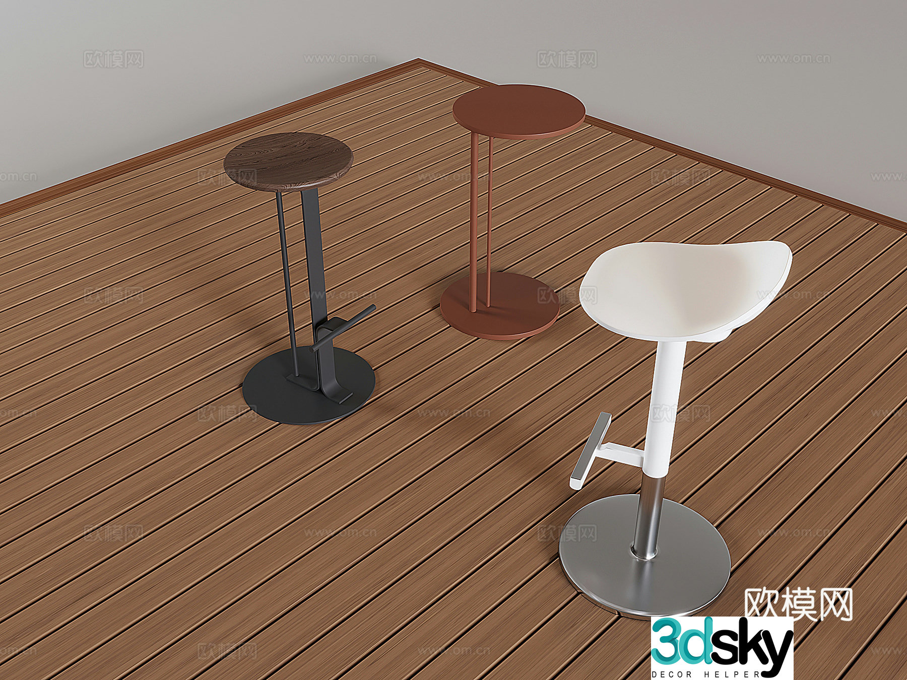 Bar chair bar stool bar stool 3d model