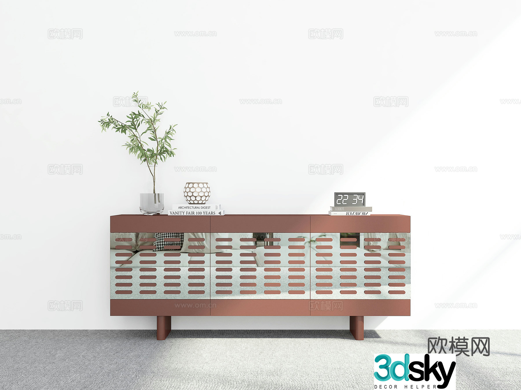 Modern sideboard 3D model