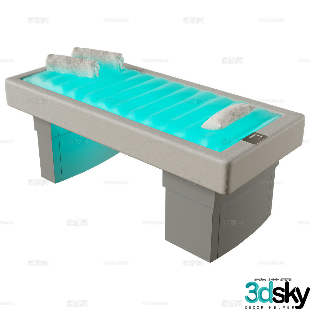 Modern multifunctional spa table 3d model