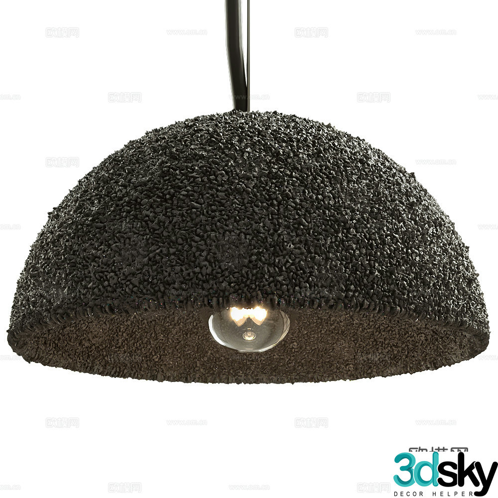Modern Italian decorative chandelier 3d model