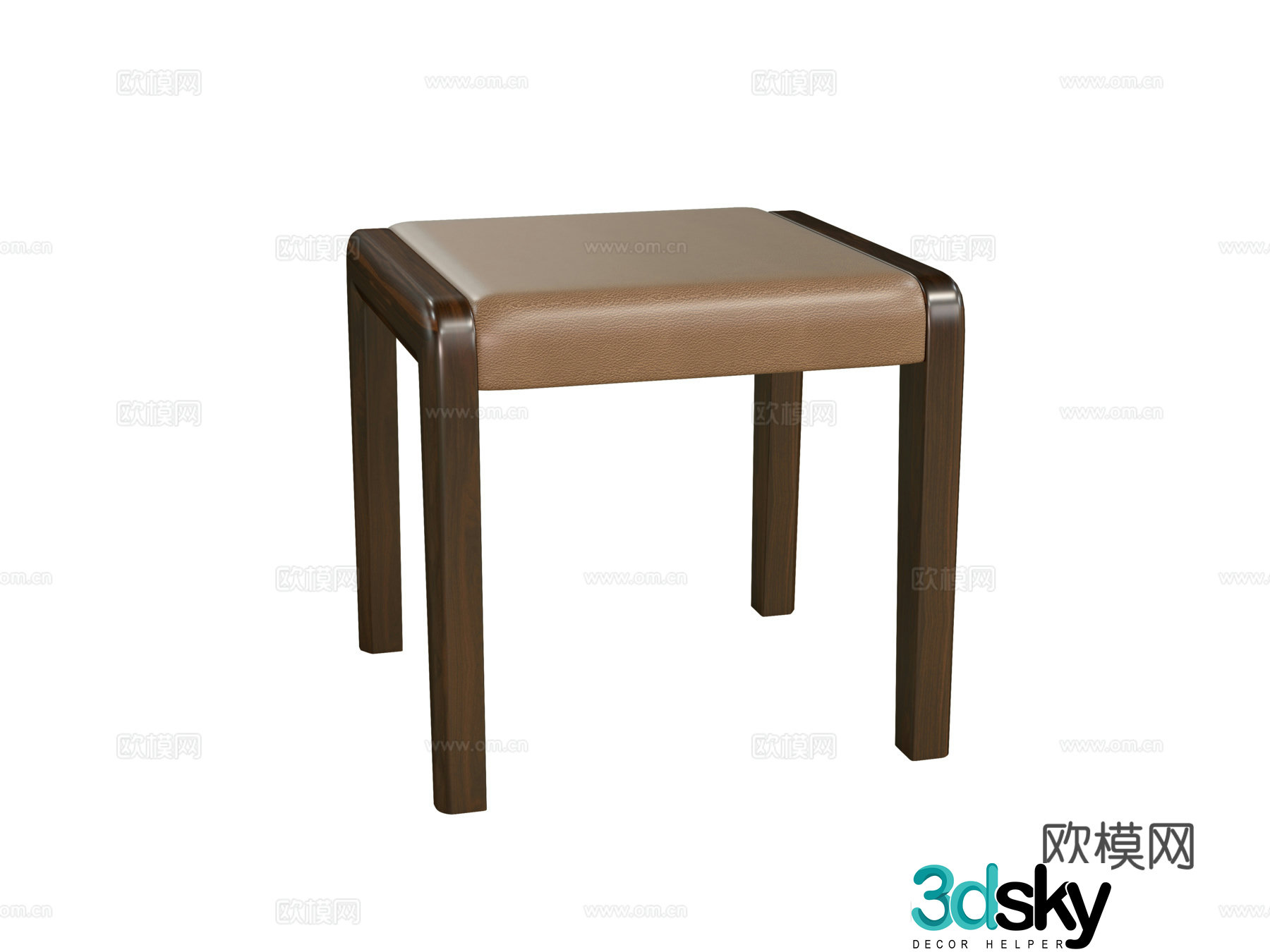 Makeup stool 3d model