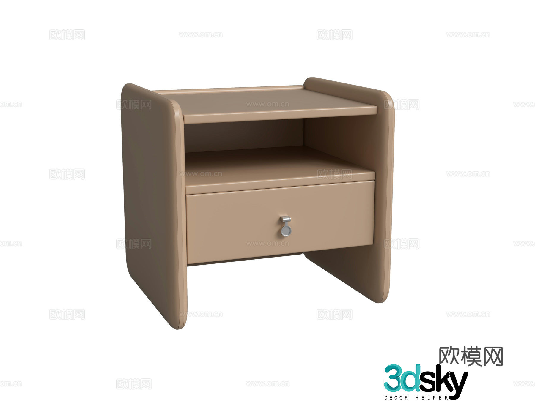 Bedside table 3d model