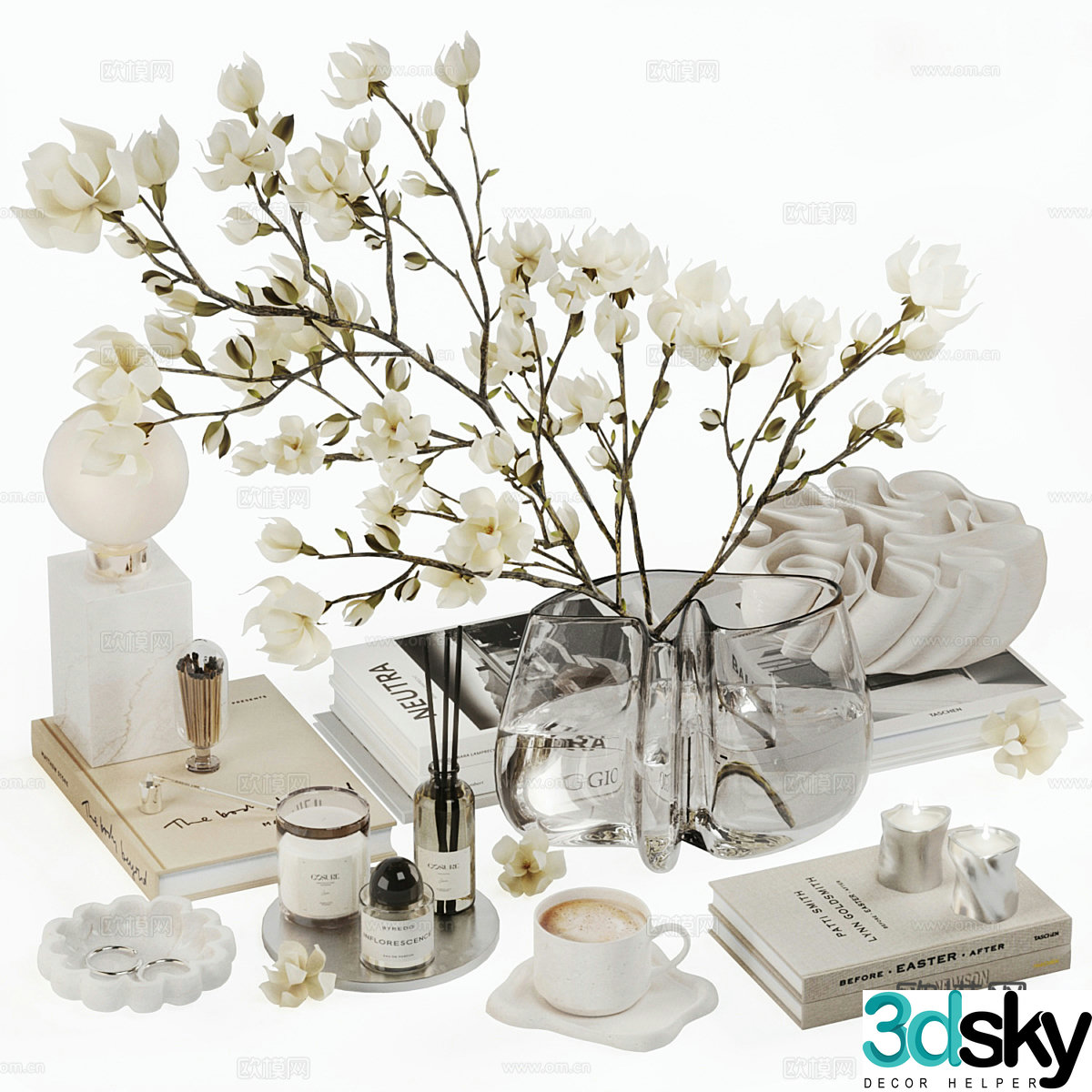 Tea set 3d model