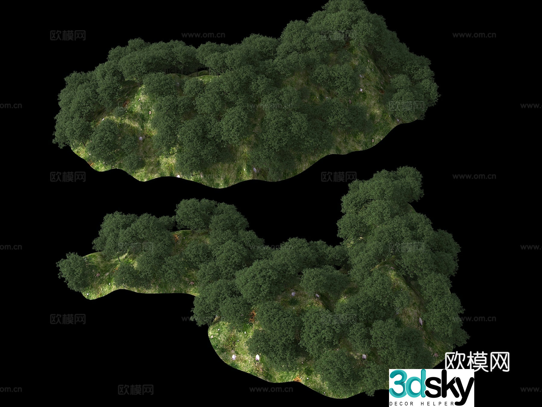 Modern exterior mountain Mountain Landscape mountain Full model mountain Bird’s view of the mountain Micro-terrain Grass slope Natural 3D model