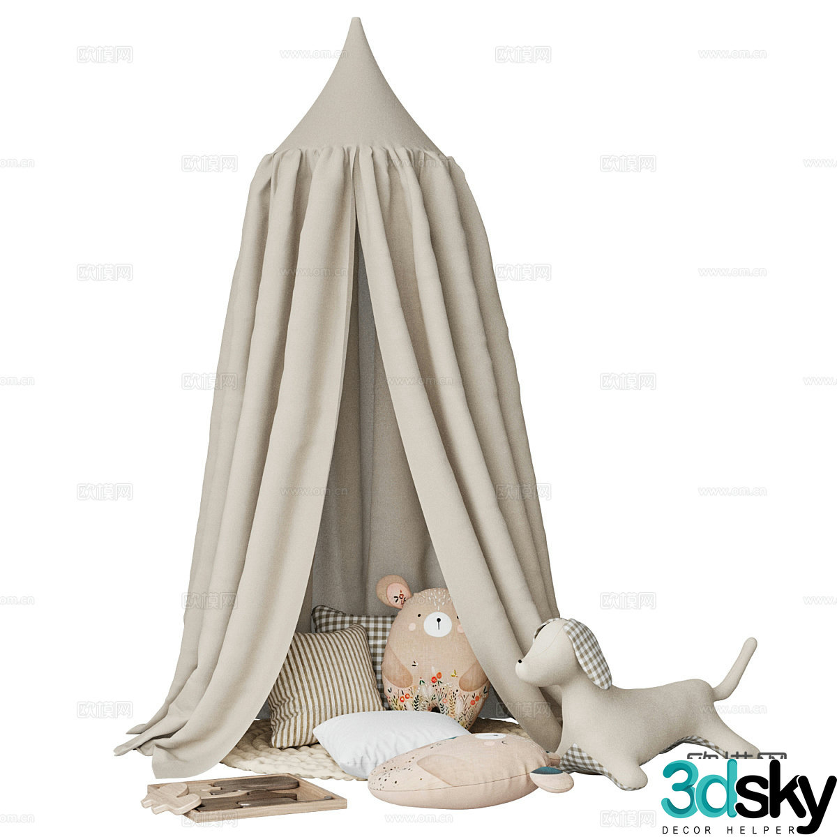 Crib 3d model