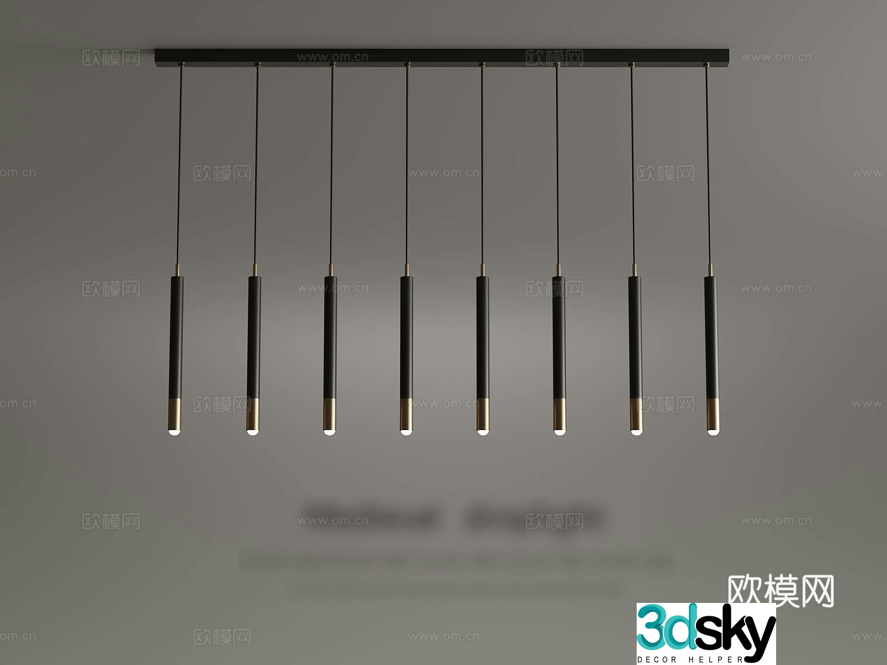 Modern Chandeliers Creative Chandeliers Restaurant Chandeliers 3D Model