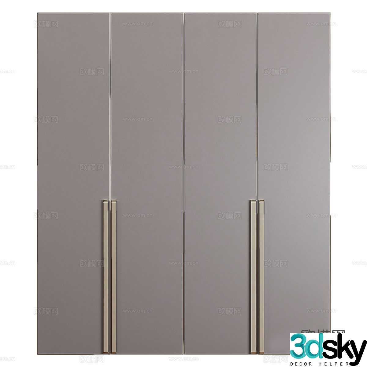 3d model of cabinet wardrobe