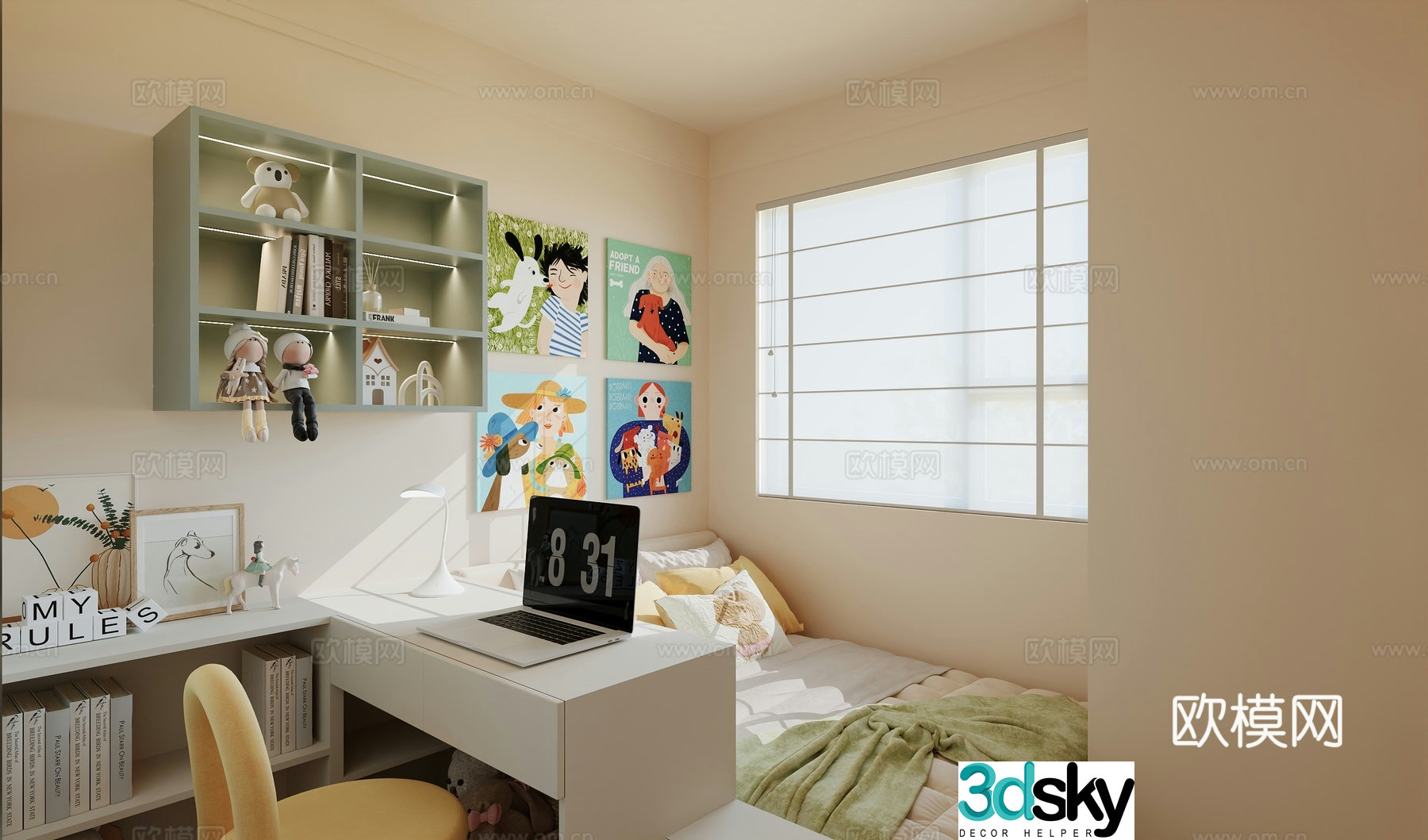 Children’s room 3d model