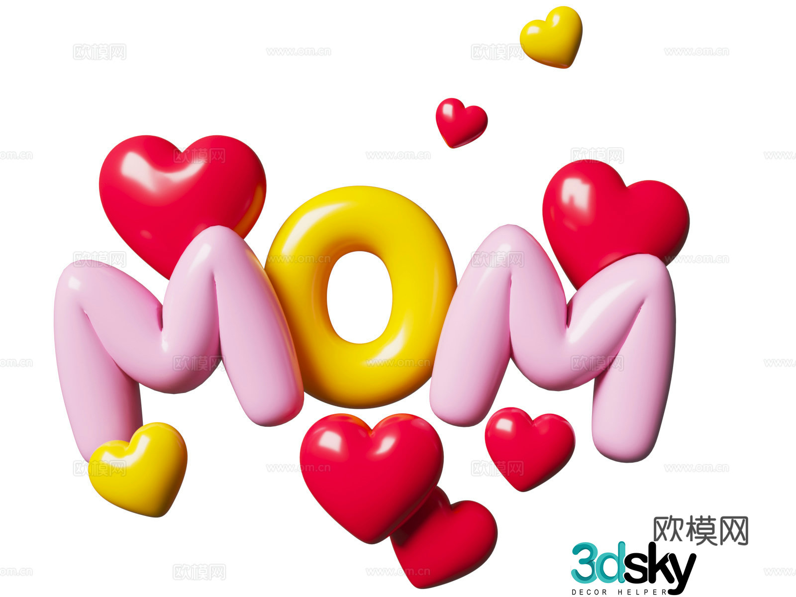 Mother’s Day Mother’s Day Beauty 3D Model