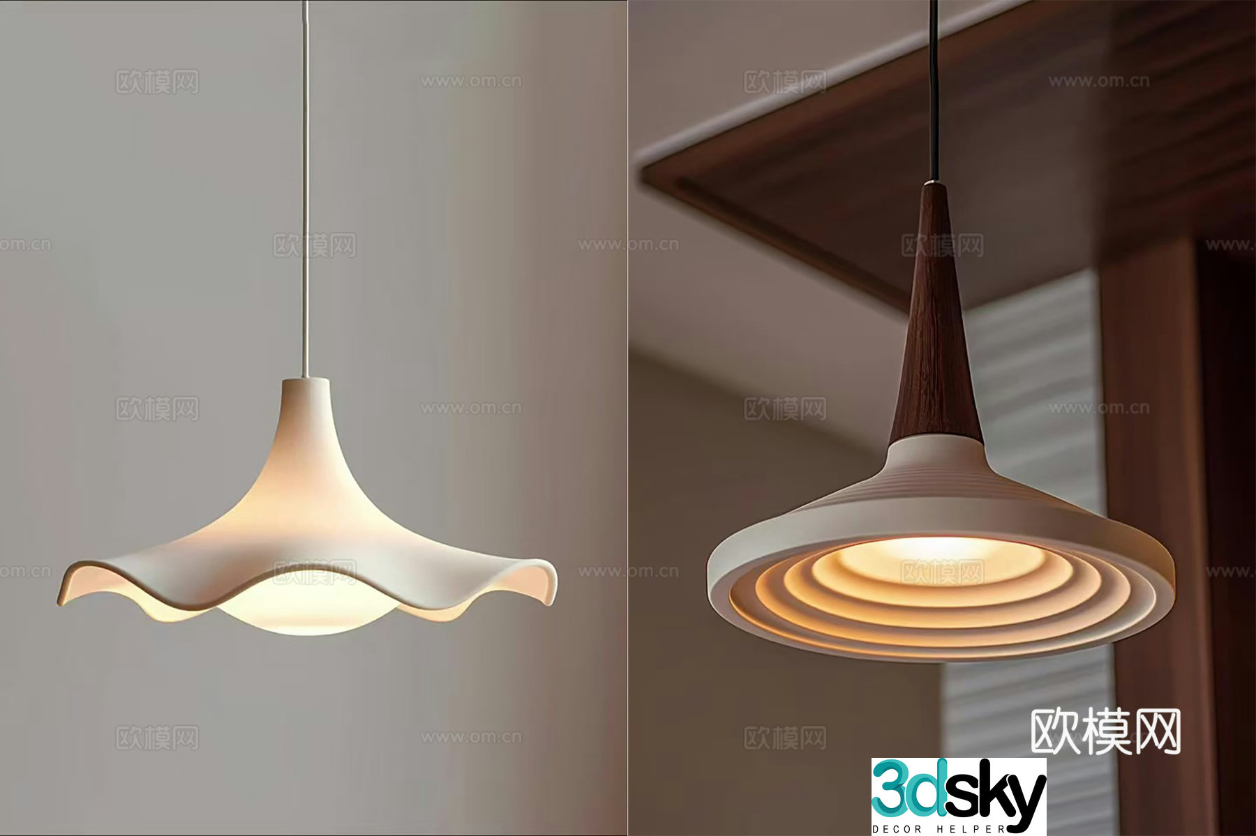 Modern small chandeliers bedside chandeliers bar chandeliers restaurant chandeliers 3D model