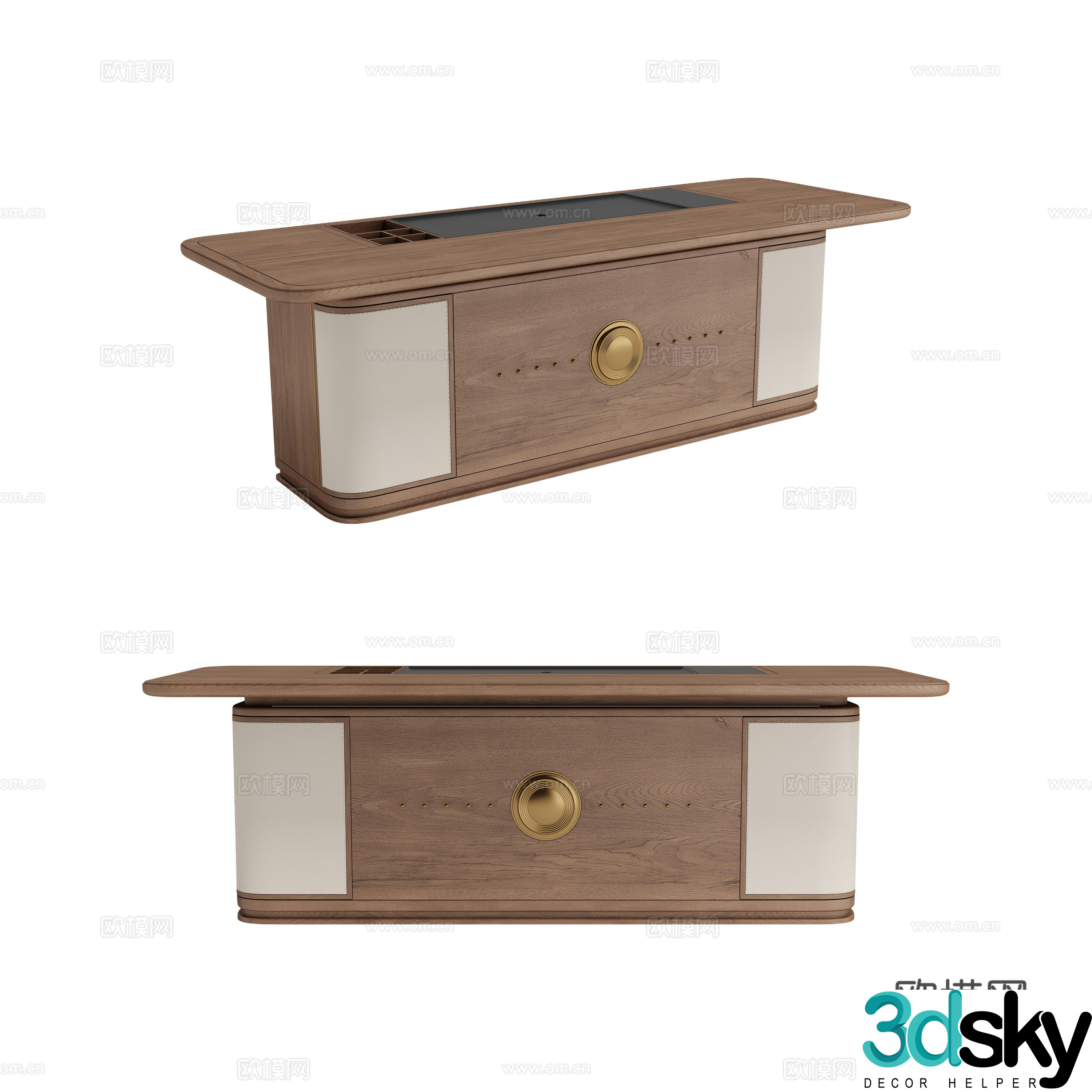 New Chinese tea table 3D model