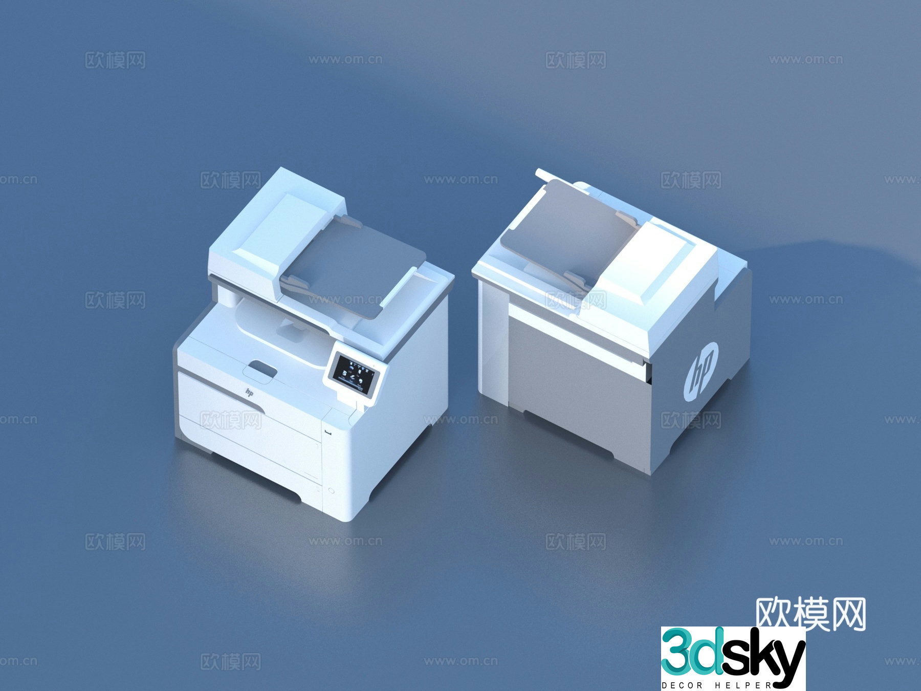Printer Copier Scanner Office Equipment 3D Model