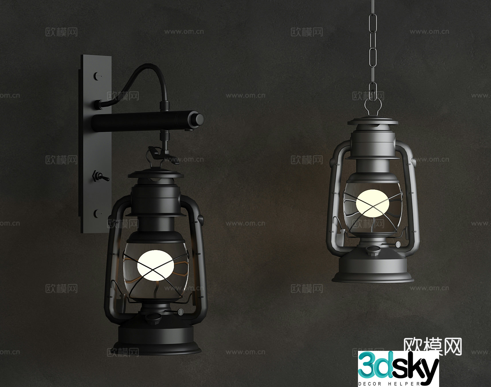 Chandelier French Chandelier 3D Model