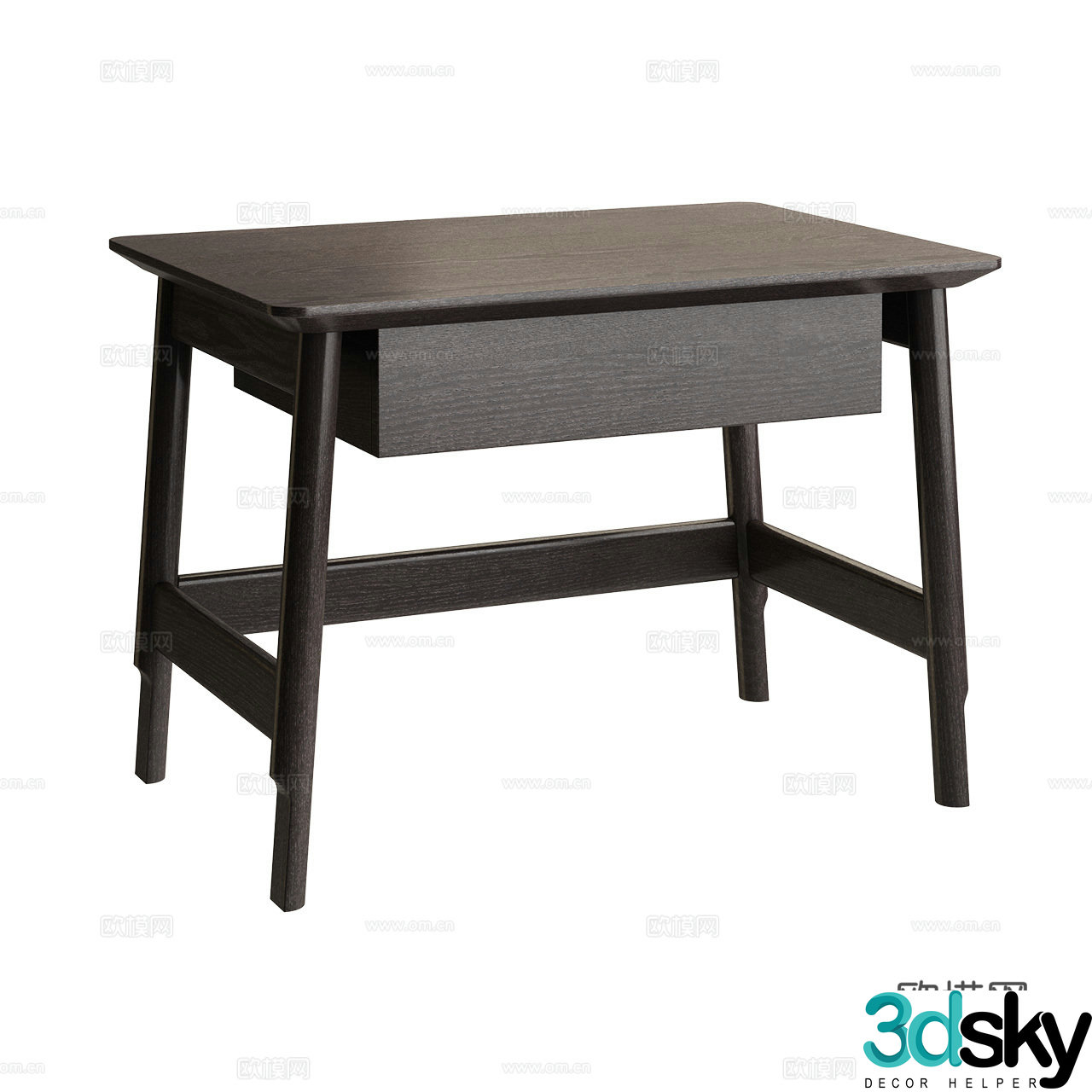 Ditre Italia Retro Bedside Table Bedside Table Solid Wood Bedside Table 3D Model