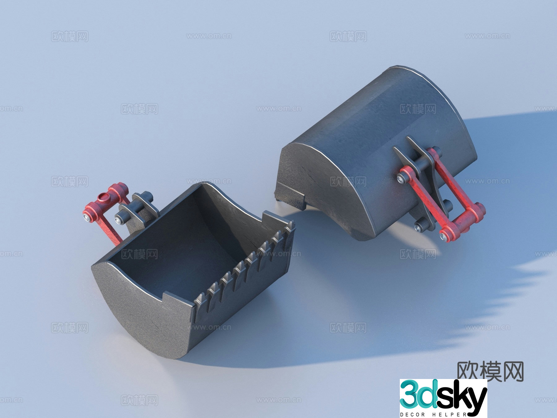 Bucket Excavator Bucket Digger Claw 3D Model