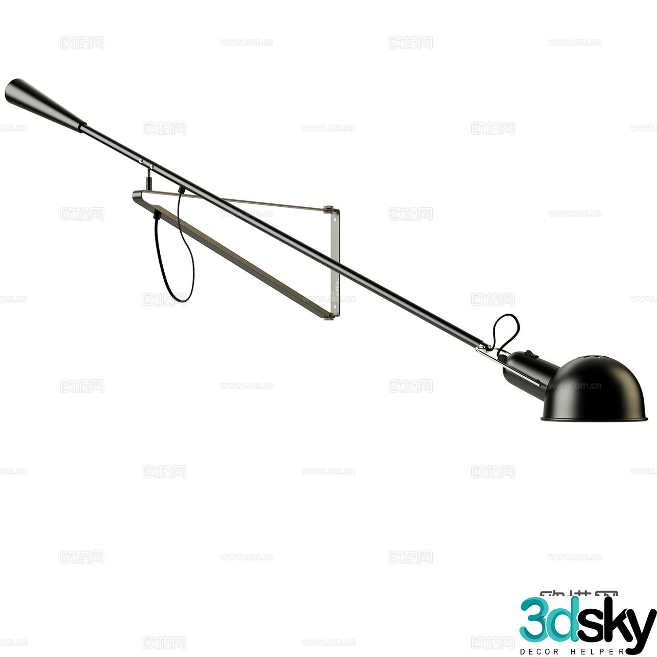 Flos modern wall lamp industrial style wall lamp classic wall lamp rocker arm wall lamp retro wall lamp 3d model