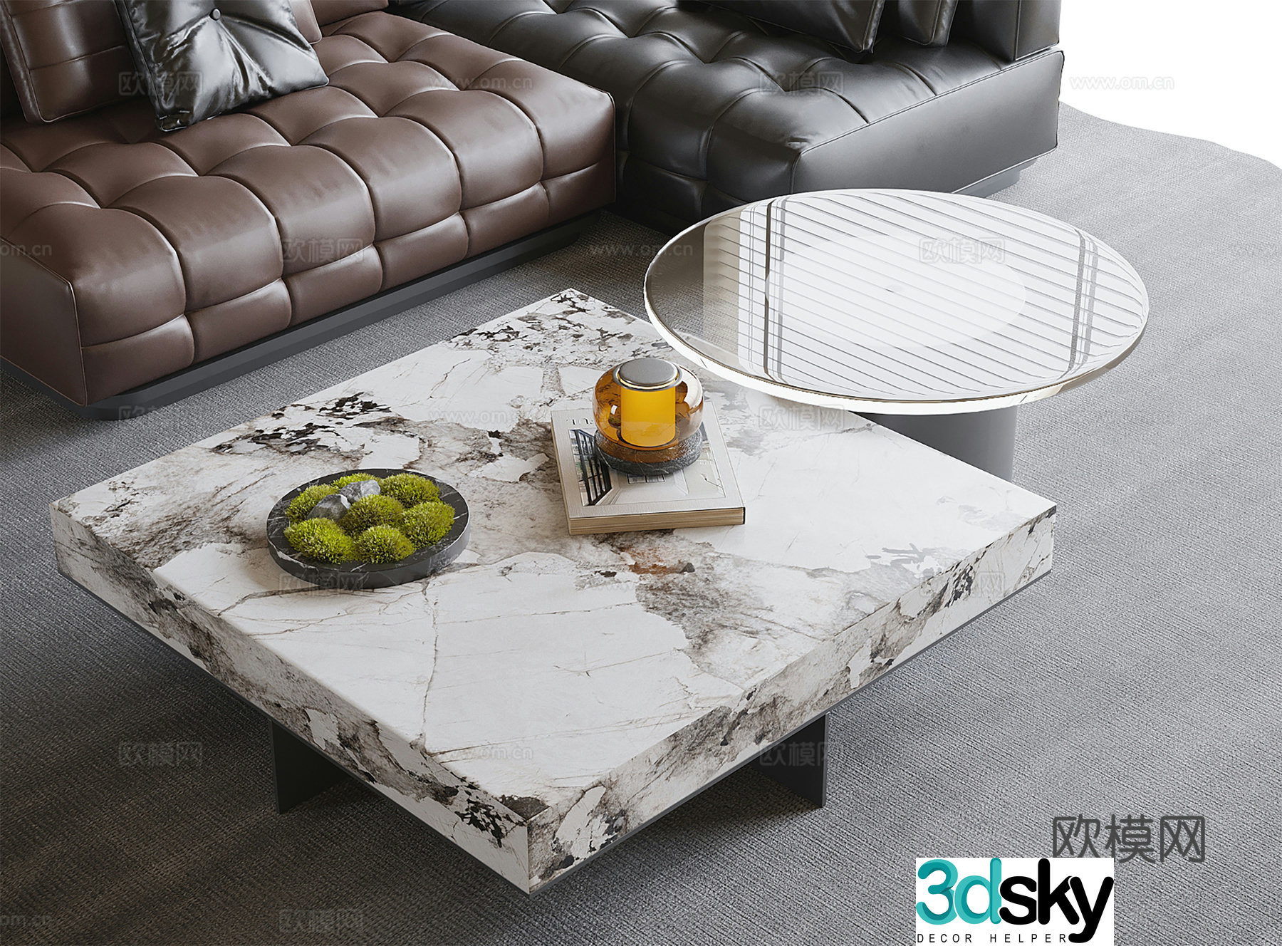 Modern coffee table 3d model
