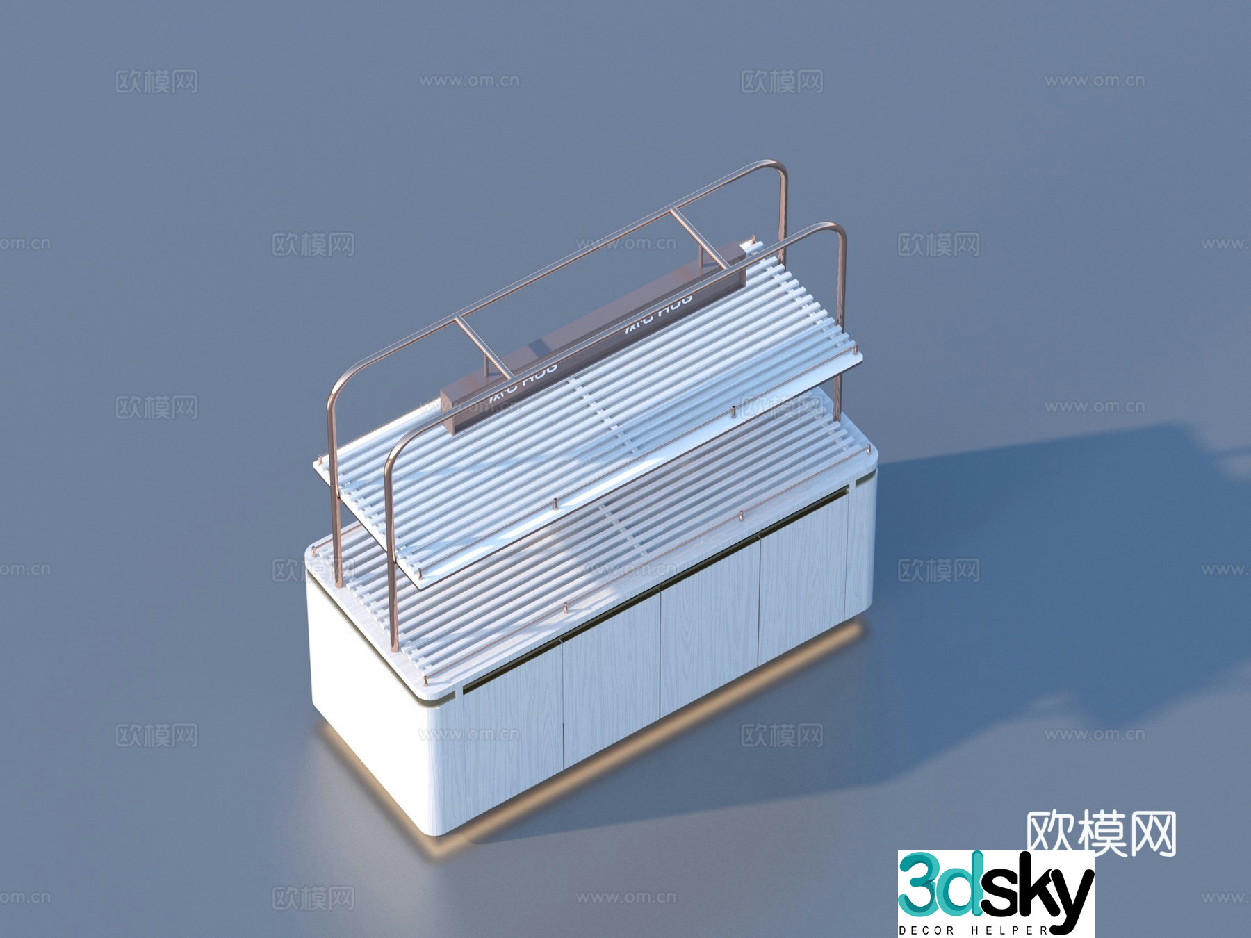 Shelf Display Cabinet 3D Model