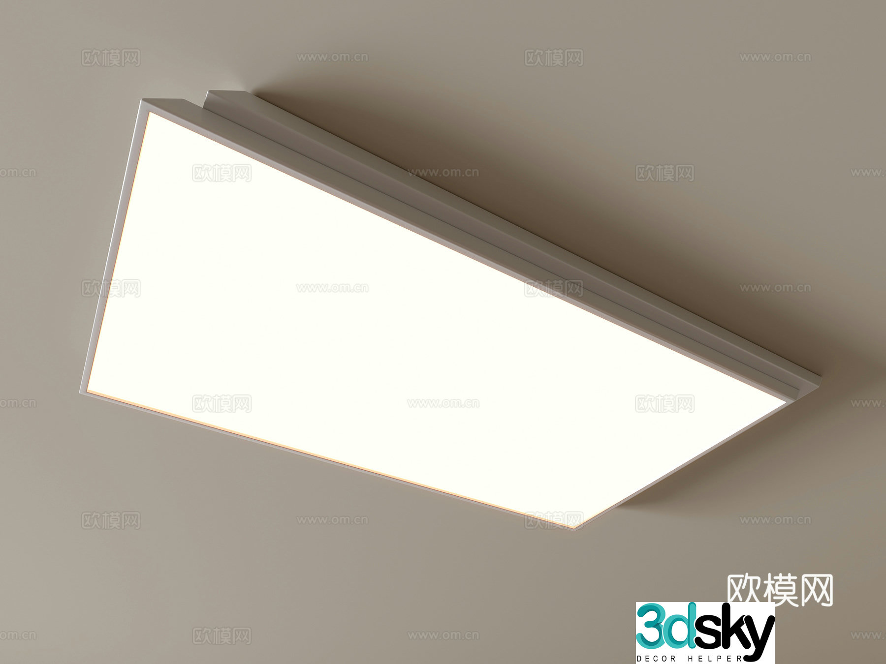 Modern ceiling lamp Geometric ceiling lamp Bedroom lamp Artistic shaped lamp Fashion living room lamp 3D model