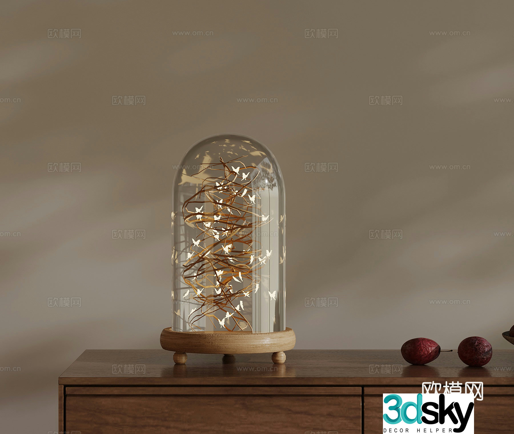 Table lamp Wasabi desk lamp 3d model