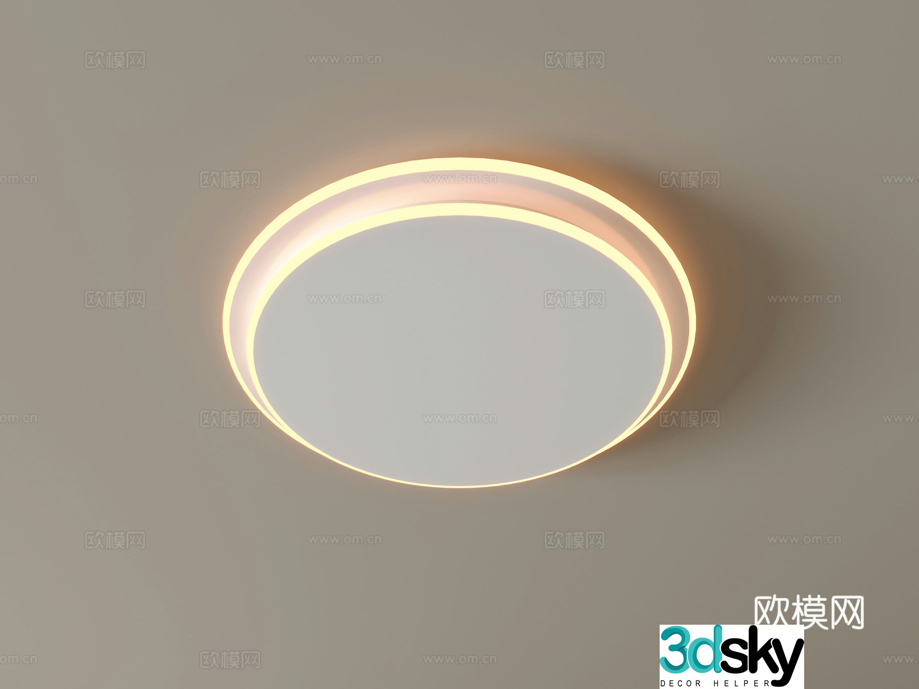 Modern ceiling lamp Geometric ceiling lamp Bedroom lamp Artistic shaped lamp Fashion living room lamp 3D model