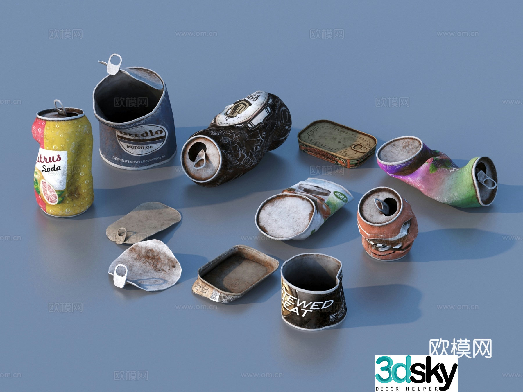 Can Iron Can 3D Model