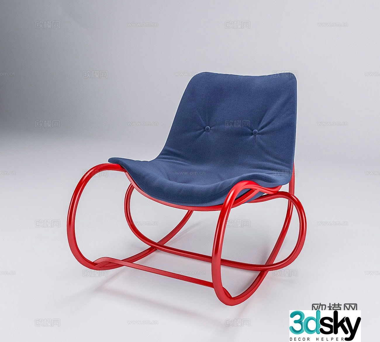 Rocking chair 3d model