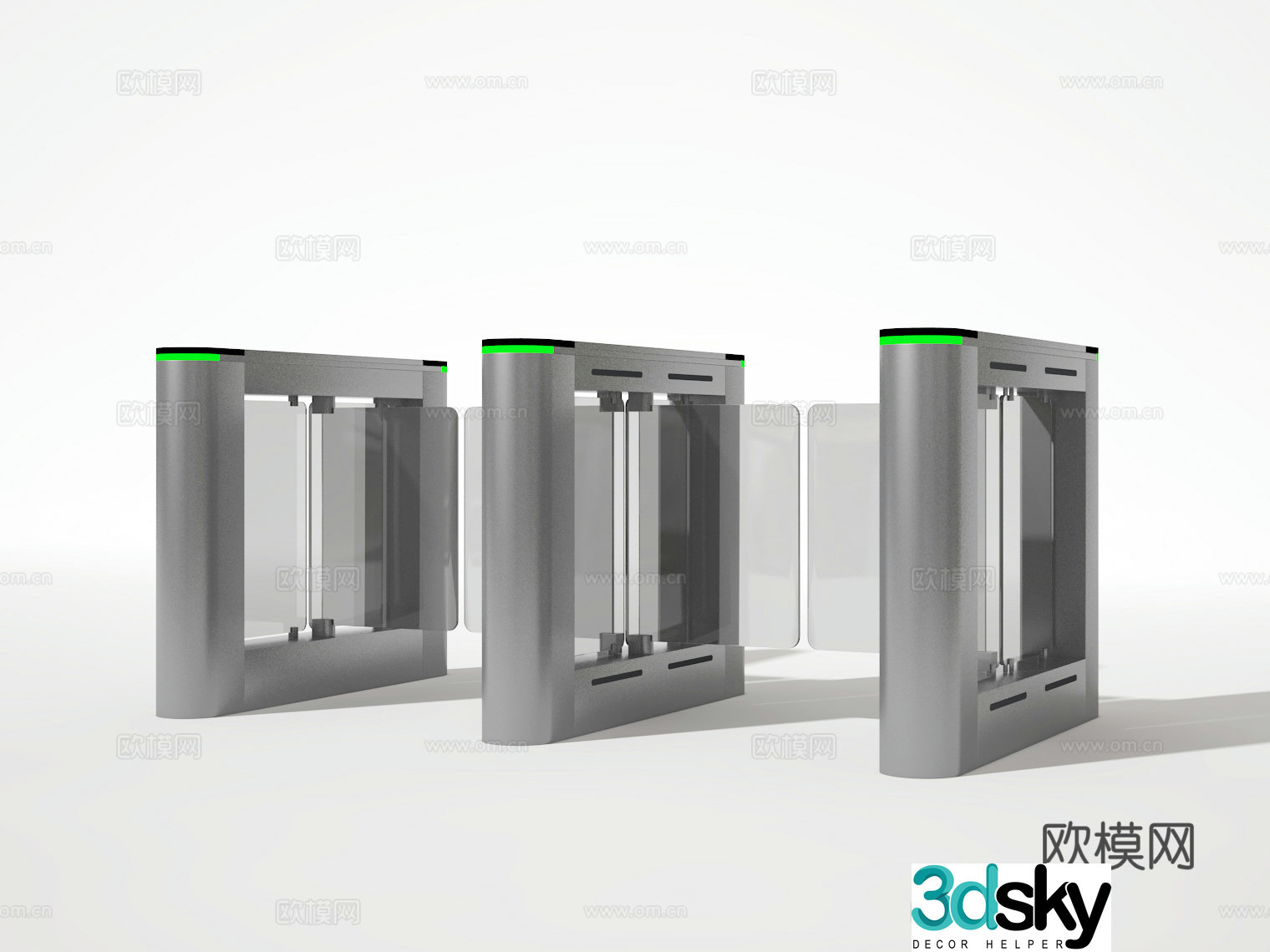 Gate 3d model