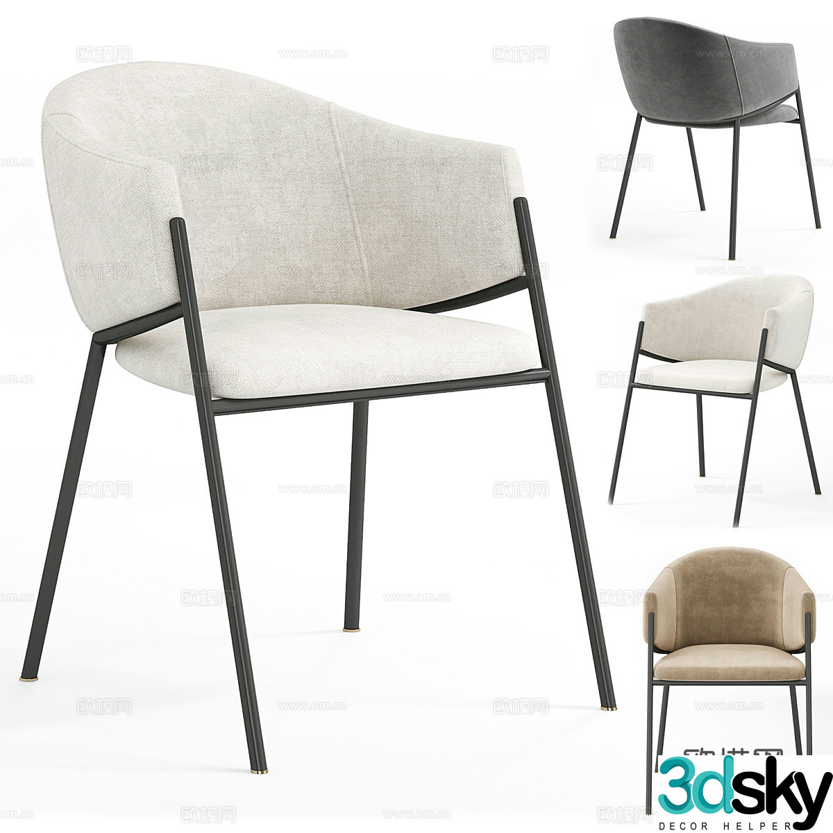 Dining chair 3d model