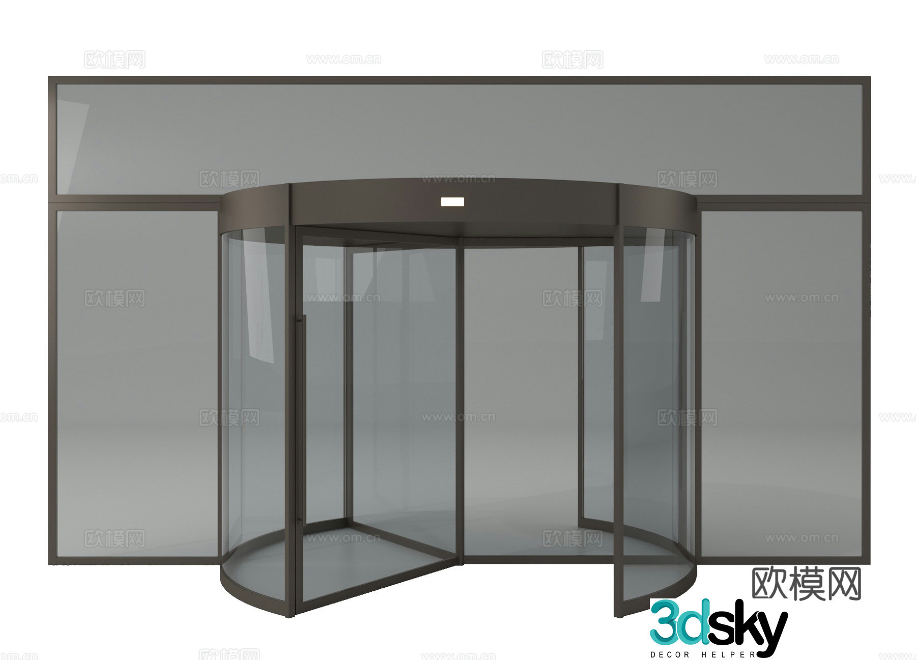 Revolving door 3d model
