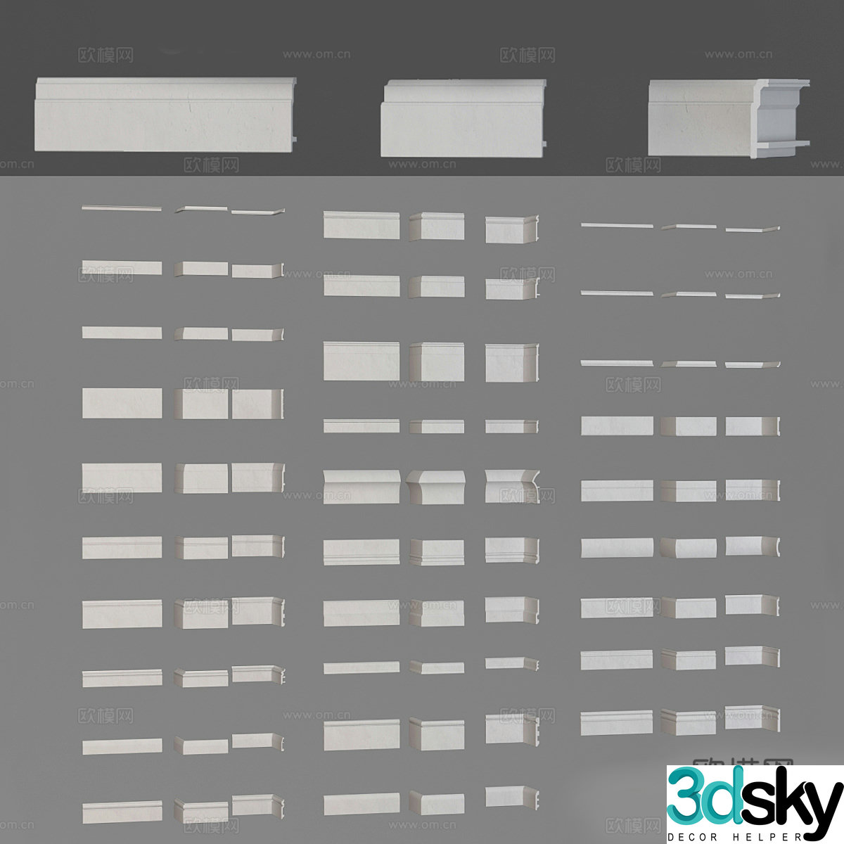 Gypsum Lines Gypsum Lines 3D Model