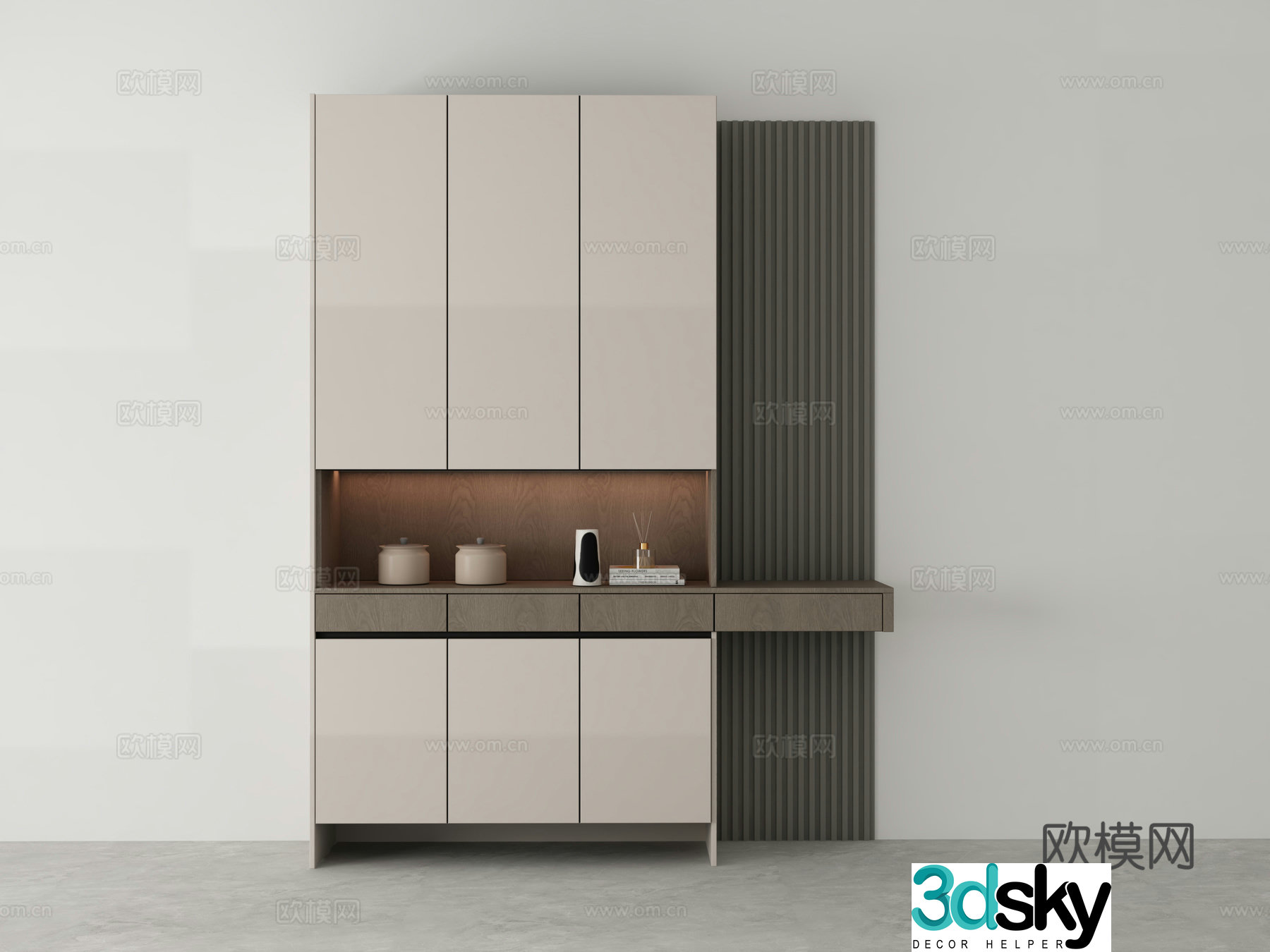 Shoe cabinet 3d model