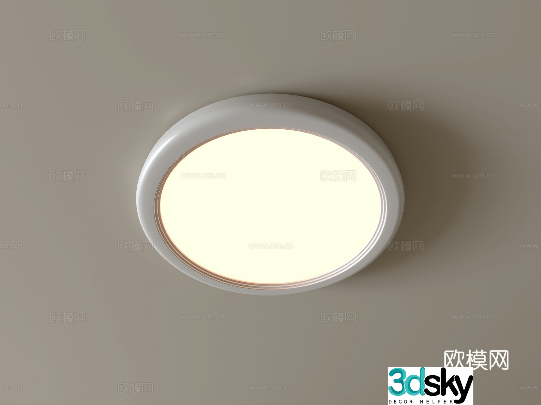 Modern ceiling lamp Geometric ceiling lamp Bedroom lamp Artistic shaped lamp Fashion living room lamp 3D model