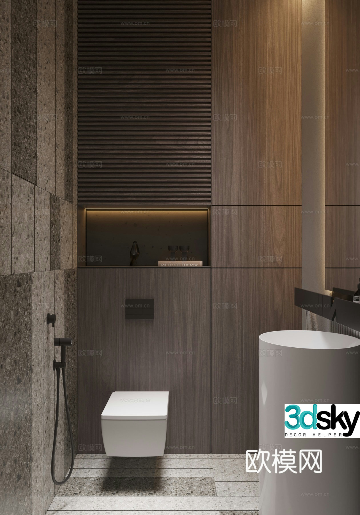 Modern bathroom 3d model