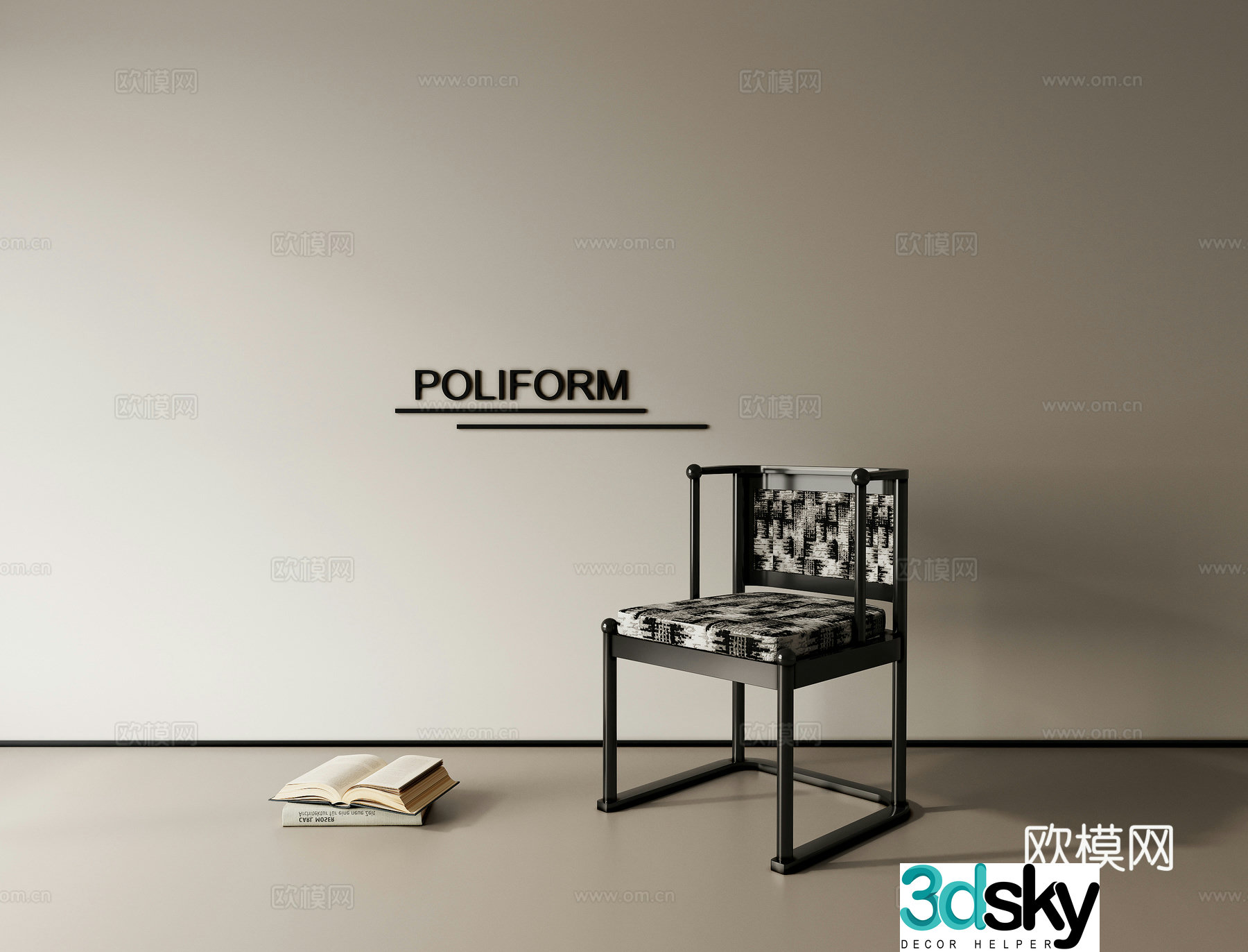 Leisure chair lazy sofa 3d model