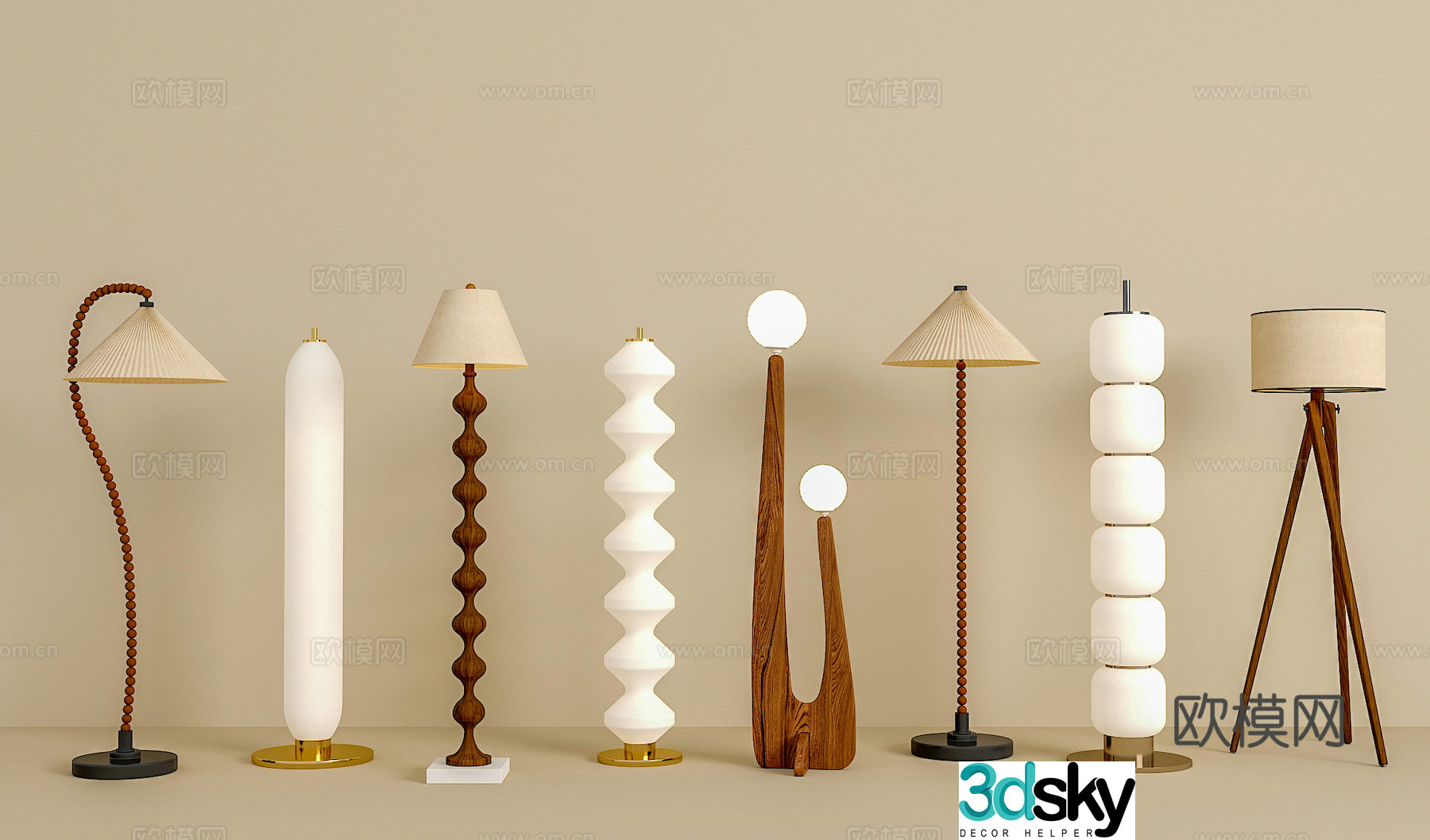 Floor lamp 3d model