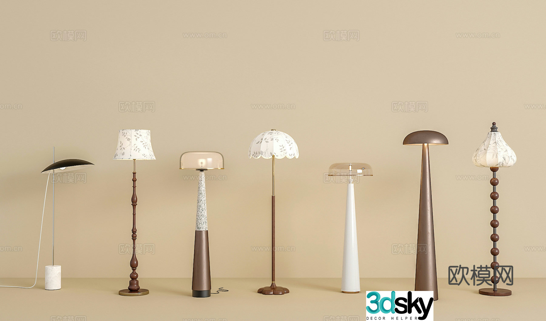 Floor lamp 3d model