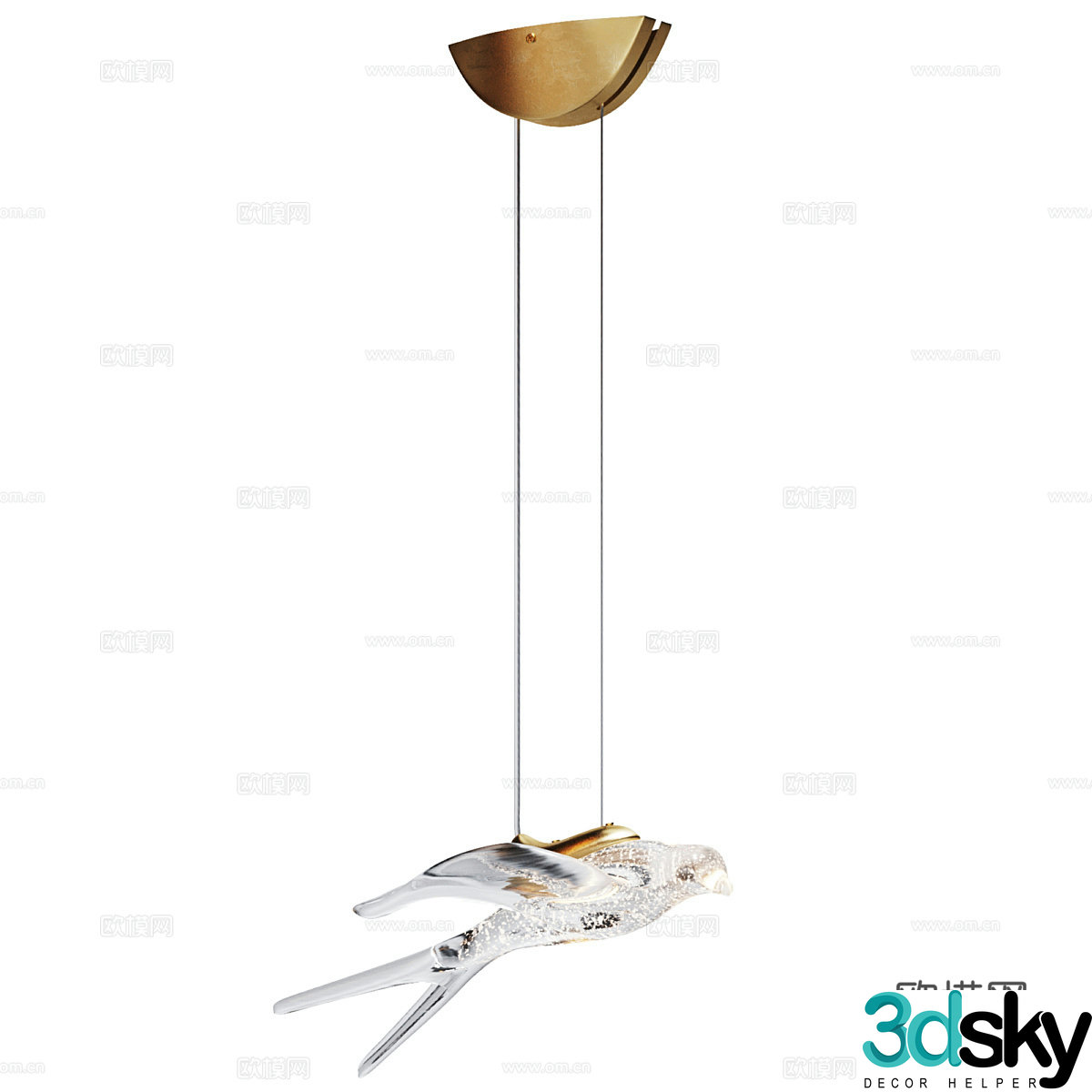 Modern simple chandeliers chandeliers simple chandeliers dining chandeliers living room chandeliers lamps 3D model