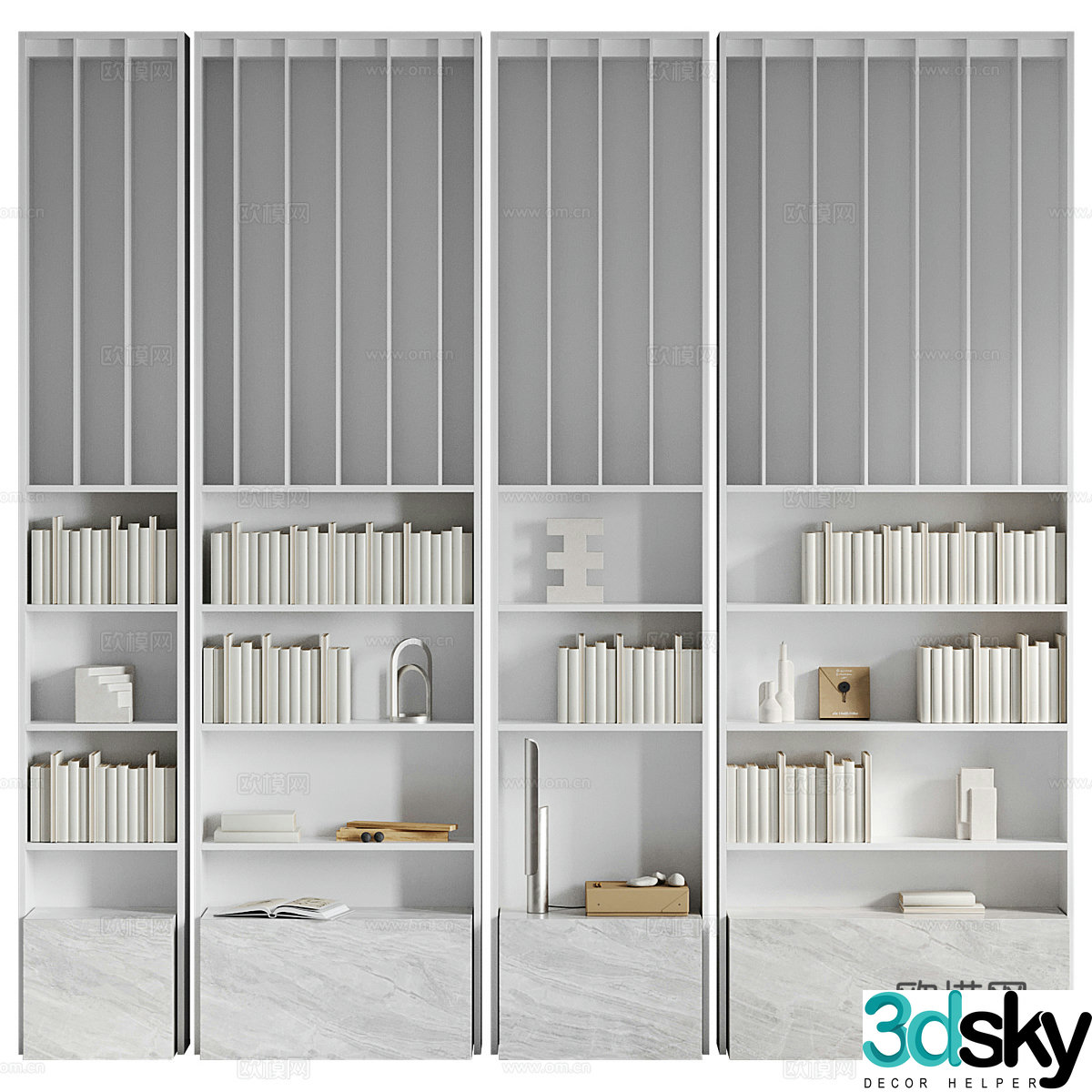 Bookcase 3d model