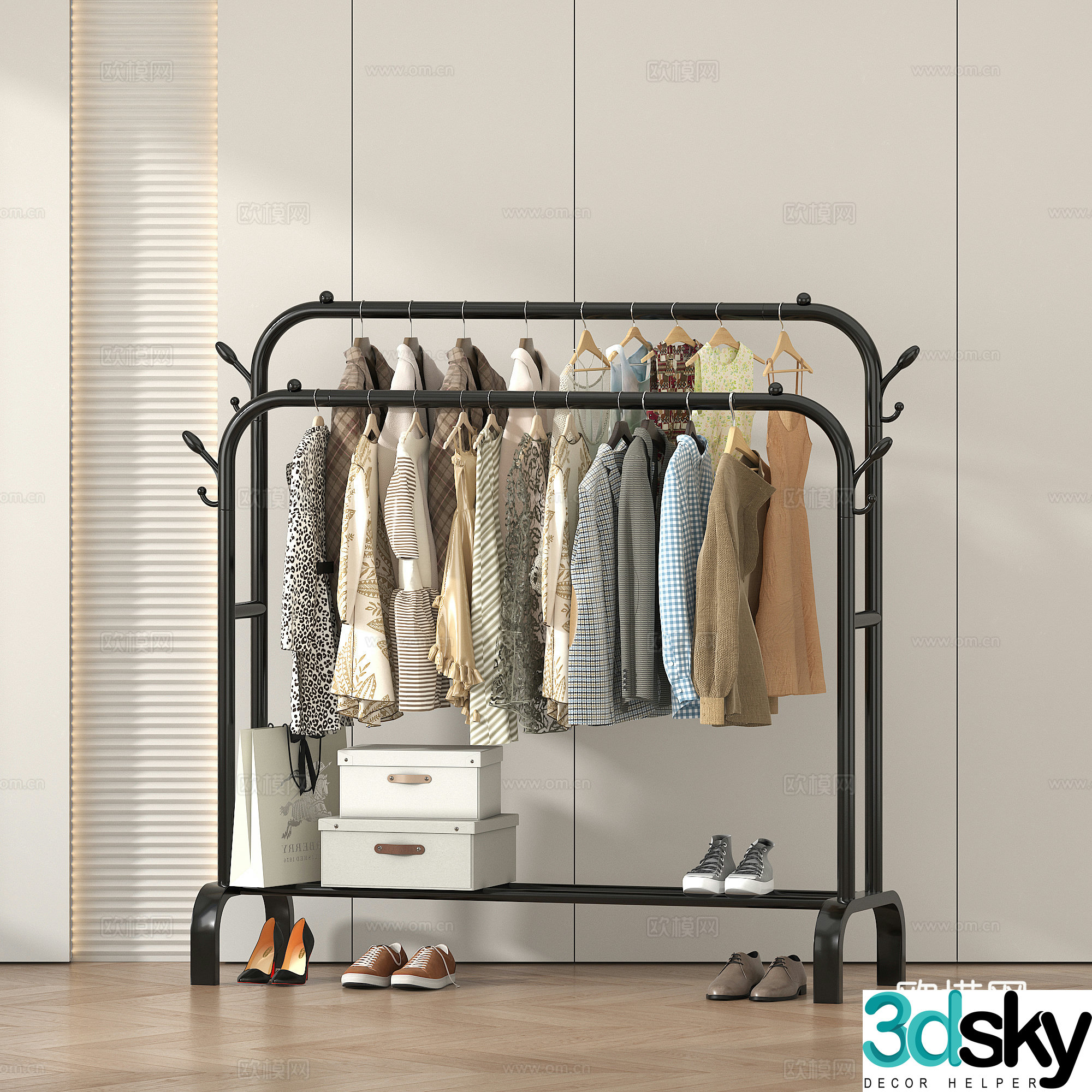 Modern Clothes 3d Model