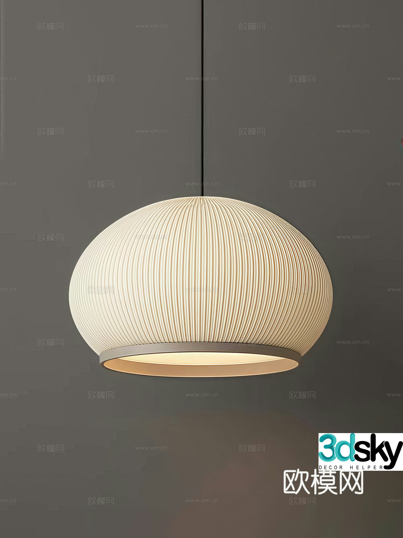 Modern Chandelier Decorative Light 3D Model