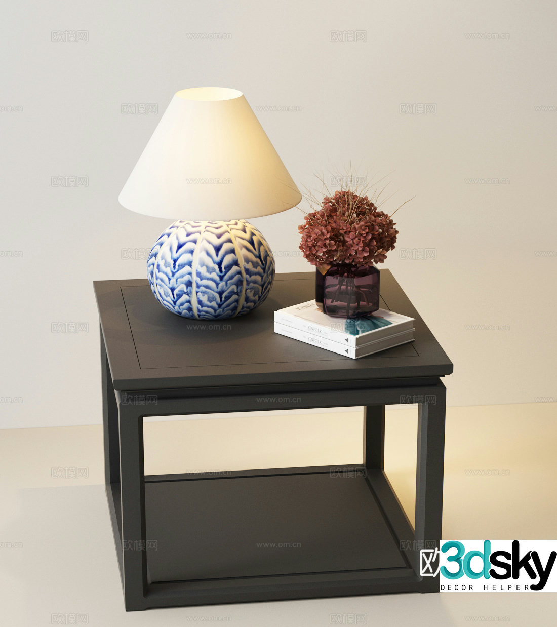 New Chinese desk lamp 3D model