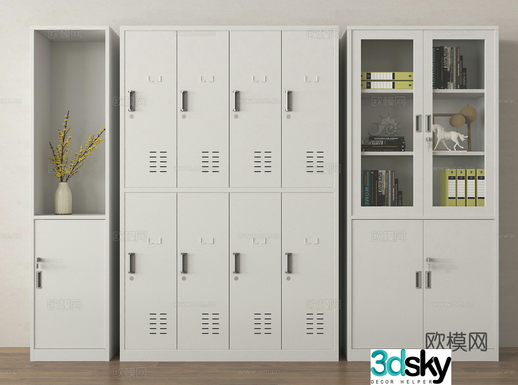 File cabinet Information cabinet File cabinet Storage cabinet Office cabinet 3D model