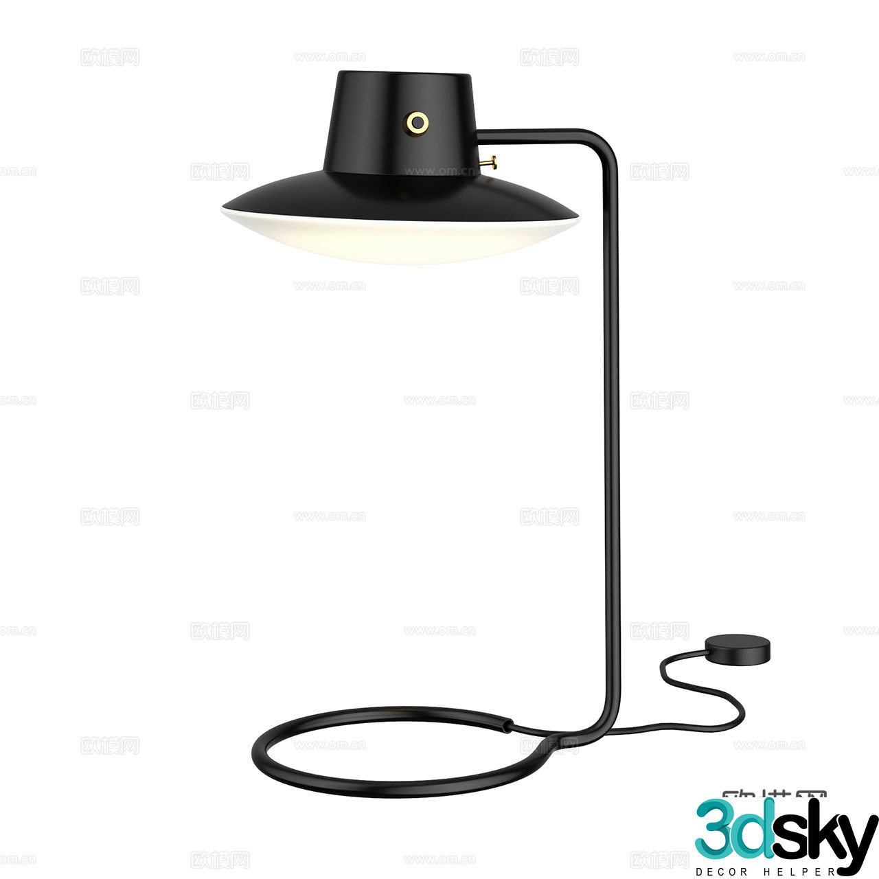 Louis Poulsen Modern Table Lamp Retro Table Lamp Simple Table Lamp 3D Model